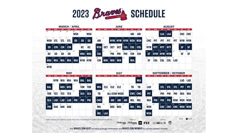 braves schedule for 2023